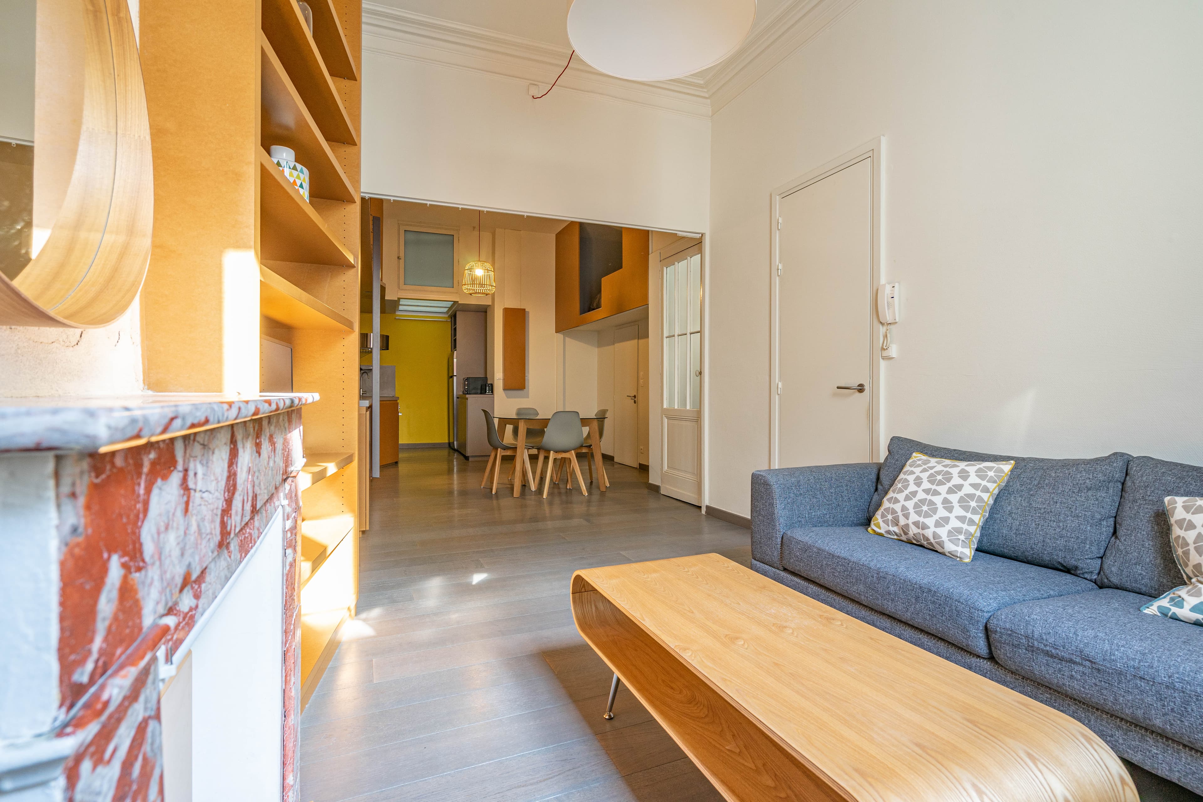 Appartement 2 pièces, 55m2, quartier Saint-Michel