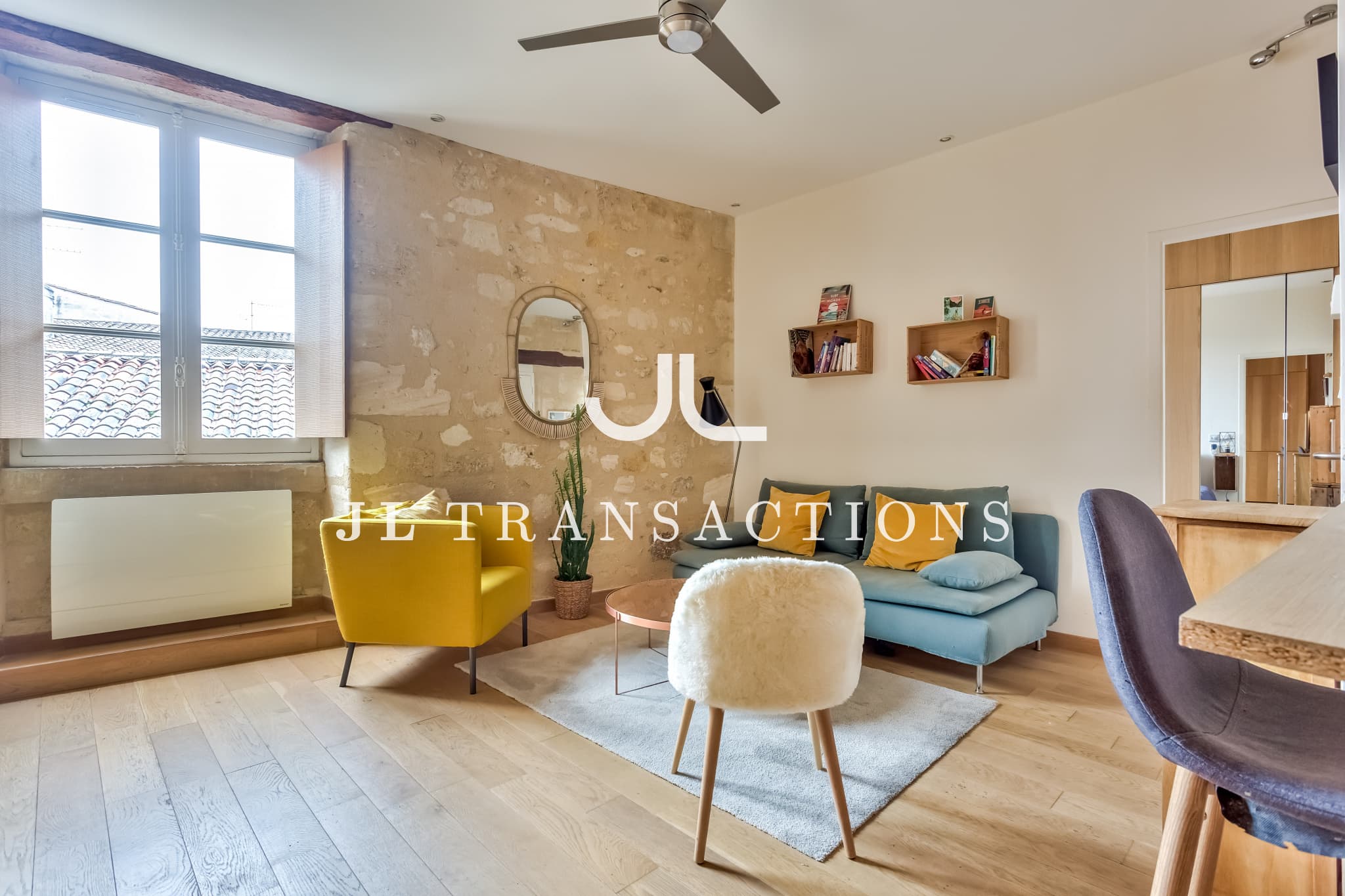 Appartement 2 pièces en parfait état - 37.44 m² - Quartier Saint-Pierre