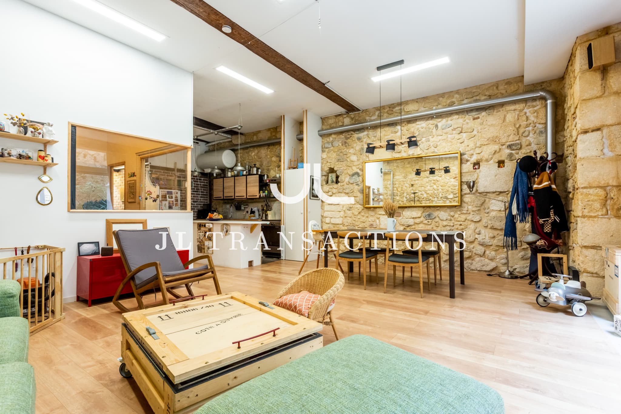 Saint-Paul - Loft de 101,14m² avec jardin - Idéal Bureaux ou Profession Libérale