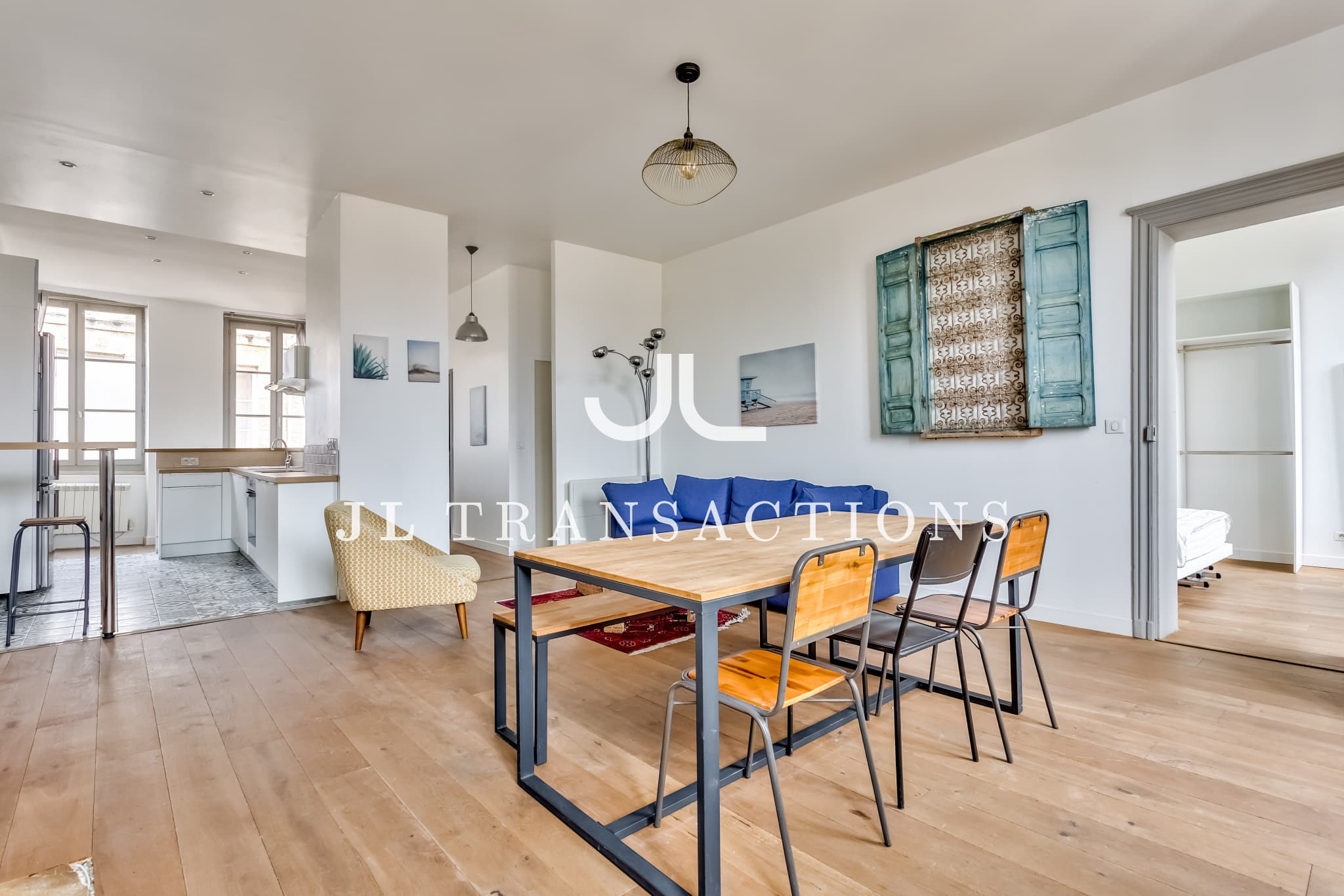 Bordeaux Saint Paul, charmant appartement de 81m² rénové avec goût.