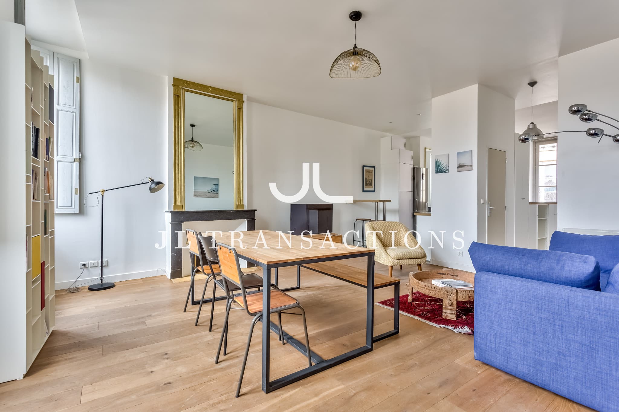 Bordeaux Saint Paul, charmant appartement de 81m² rénové avec goût.