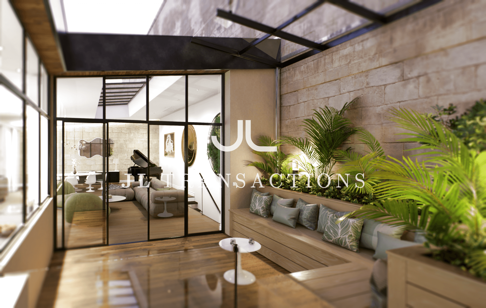 Maison type loft avec garage, terrasse, piscine au coeur de Bordeaux