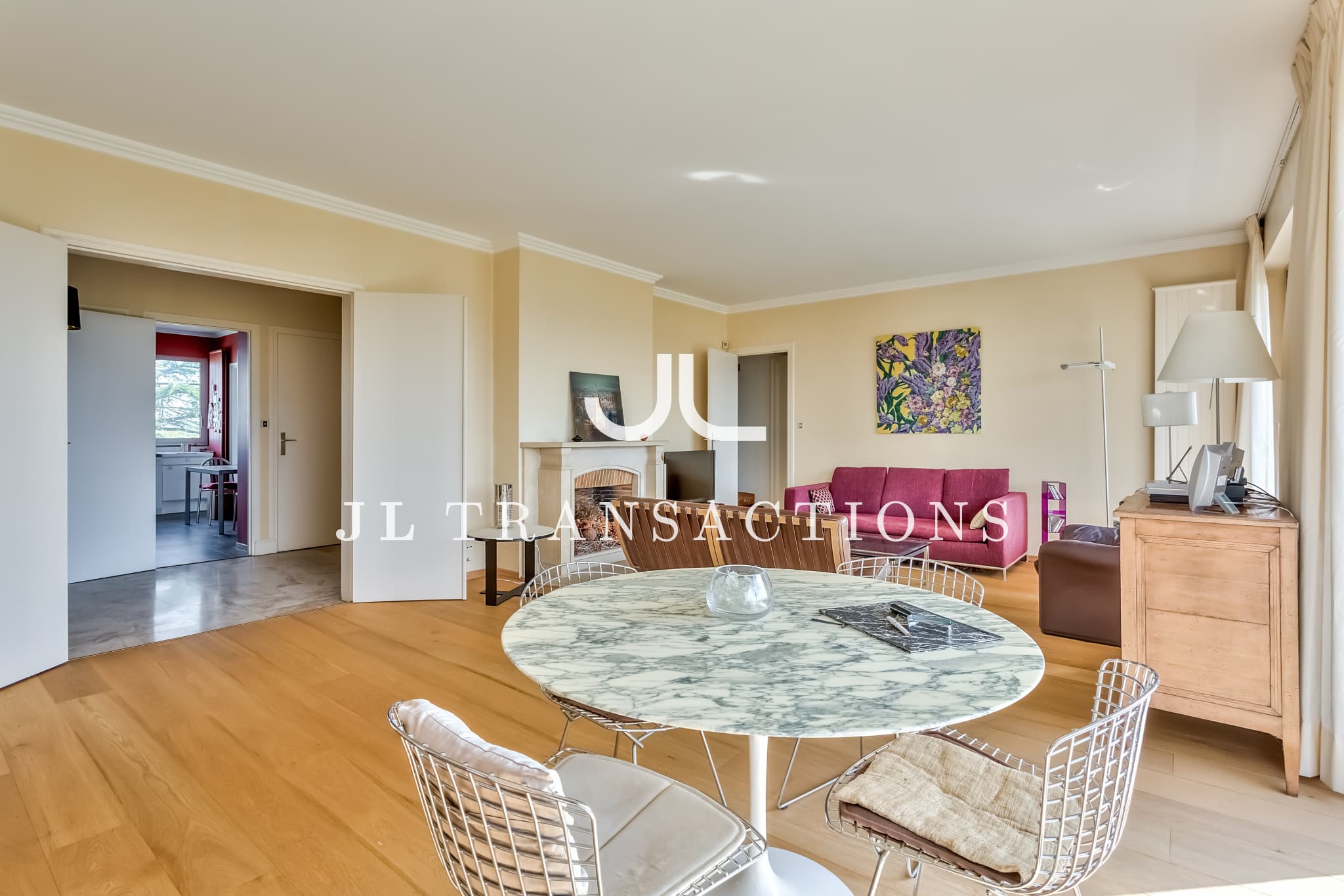 Parc Bordelais - Appartement 5 pièces 144 m² avec balcon, parking, deux caves et une pièce annexe (10m²)